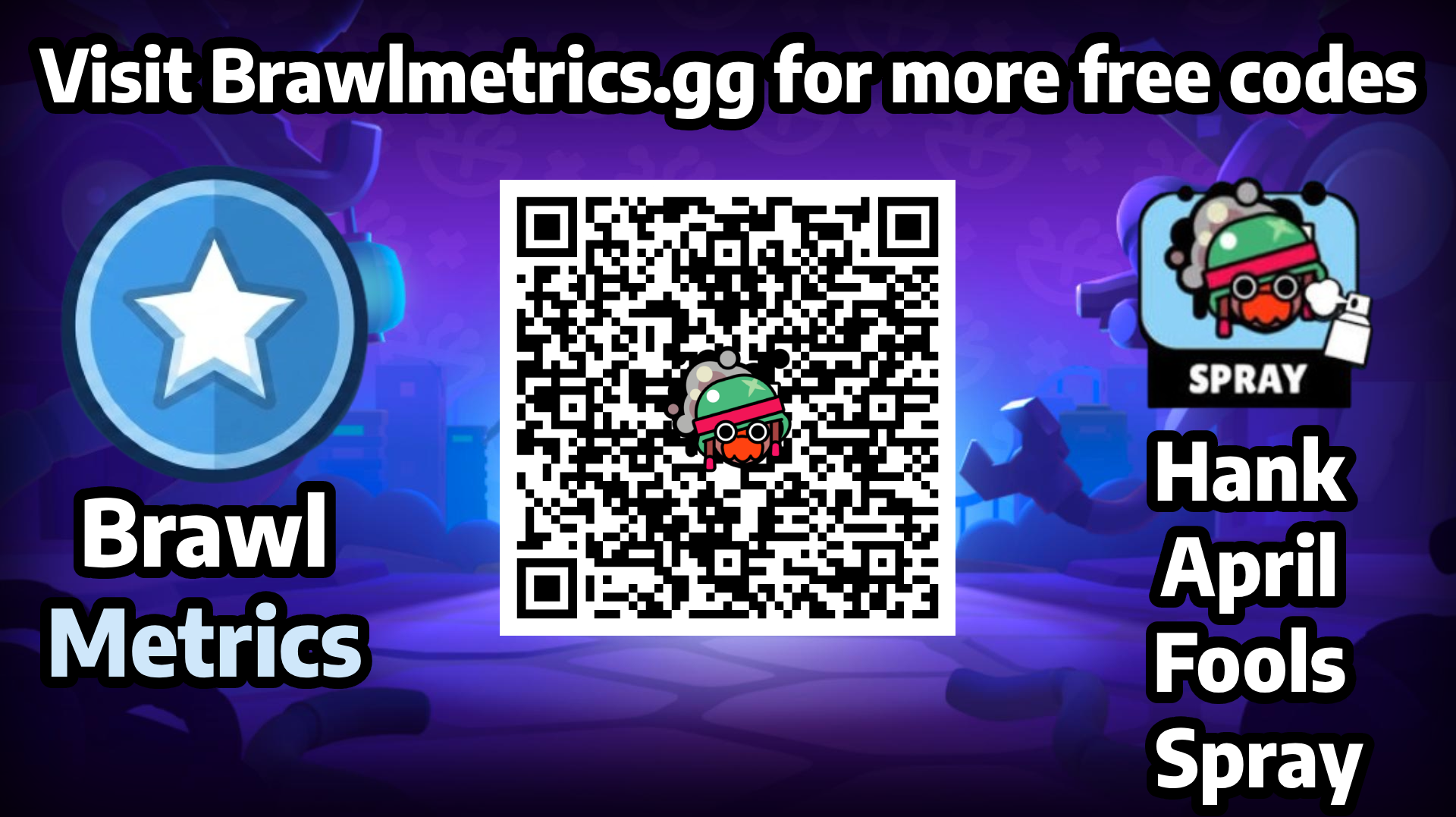 Hank April Fools Spray free reward QR code